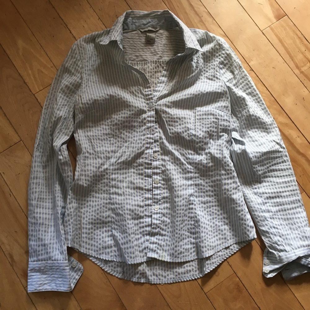 Business casual long sleeve shirt